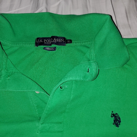 Green U.S. Polo Assn. Shirt Size XL - Picture 2 of 3